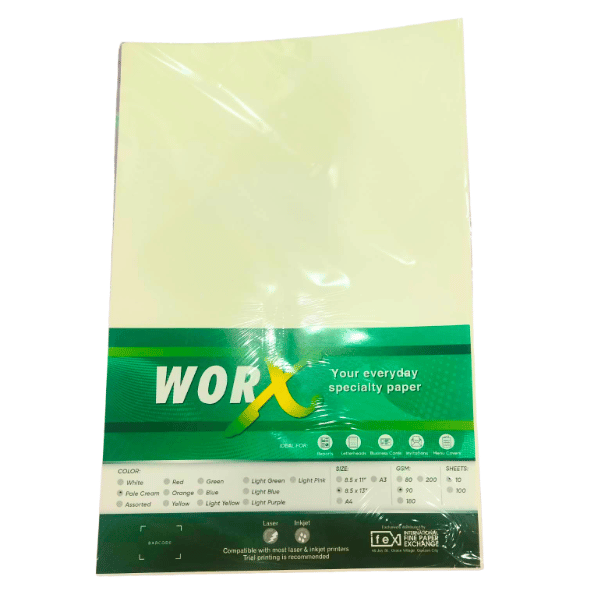 Worx Special Paper 90gsm | 10sheets