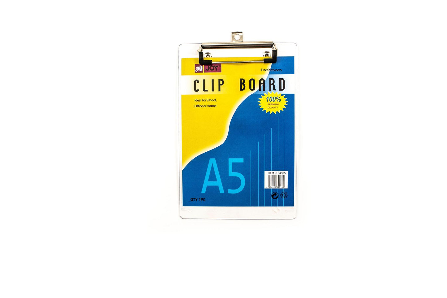 Joy Acrylic Clipboard 305 A5 (Random Color) | Per Piece