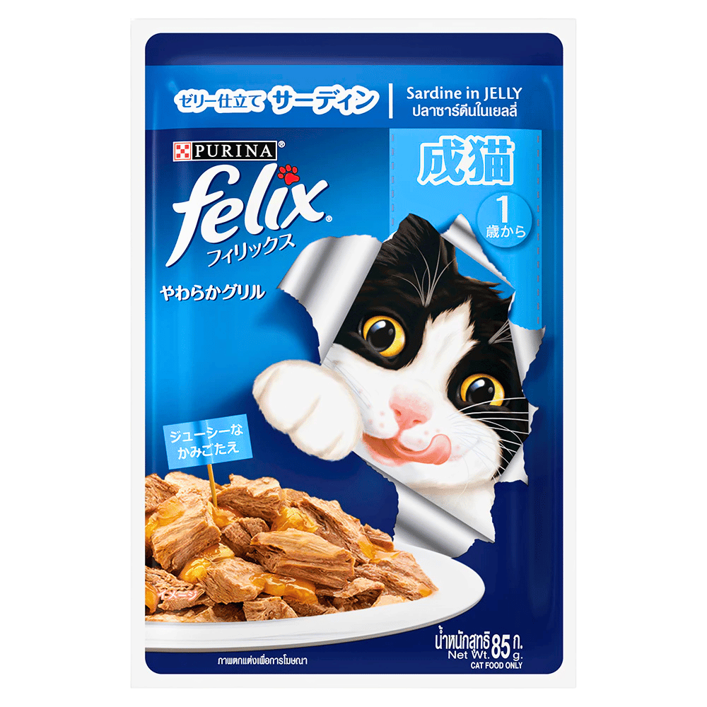 Felix Wet Cat Food in Jelly 85g