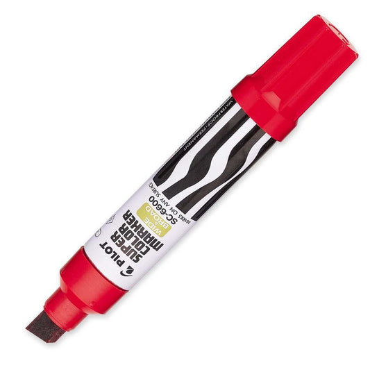 Pilot Permanent Marker Jumbo SC-6600  Red | Per Piece