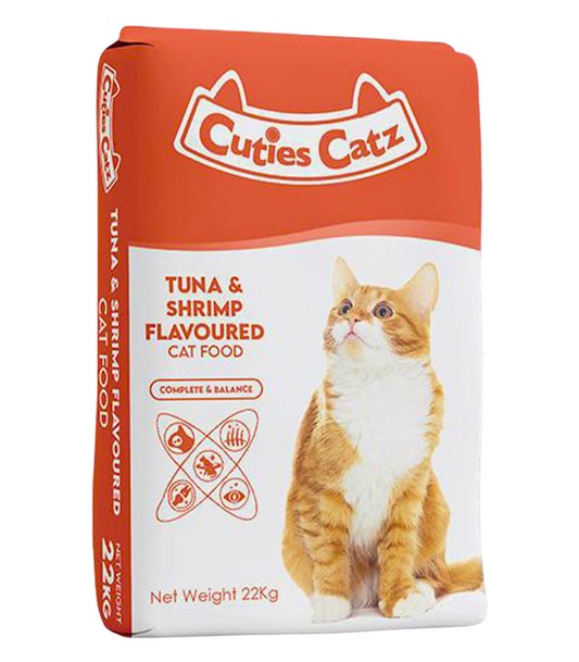 Cuties Cat Dry Food Tuna and Shrimp