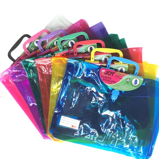 Expanding Envelope with Handle Long FC3826 (Random Color)  | Per Piece