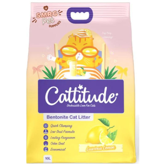 Cattitude Cat Litter Lemon 10L
