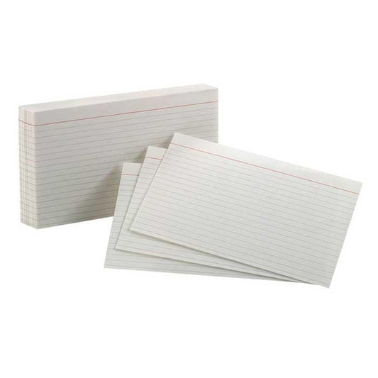 Repack | White Index Card 5x8 20s | Per Pack