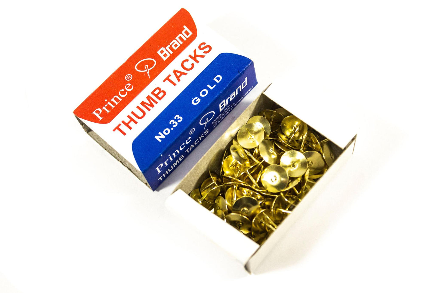 Prince Thumbtacks No.33 Gold | Per Piece