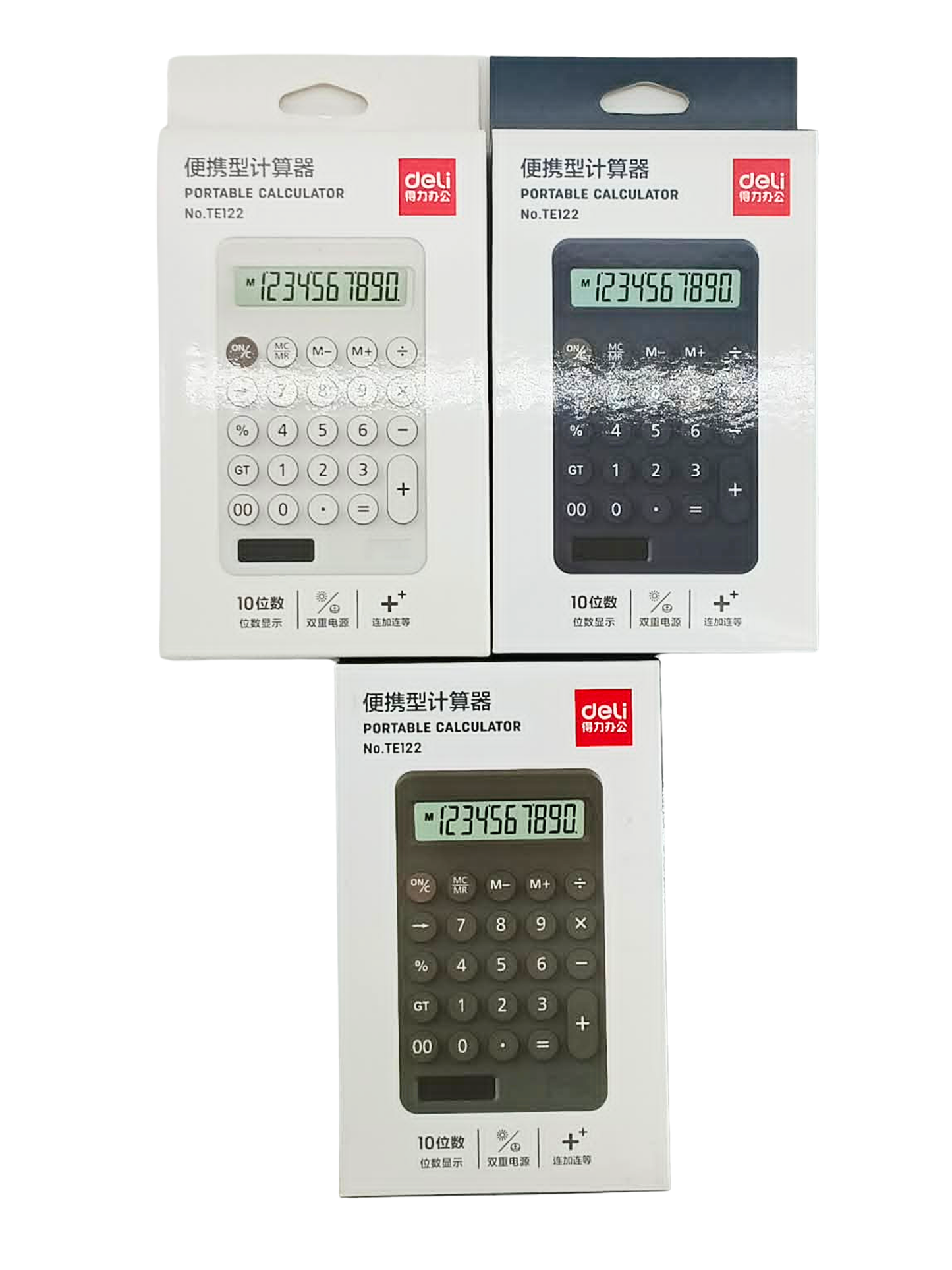 Deli Portable Calculator No.TE122 | Per Piece