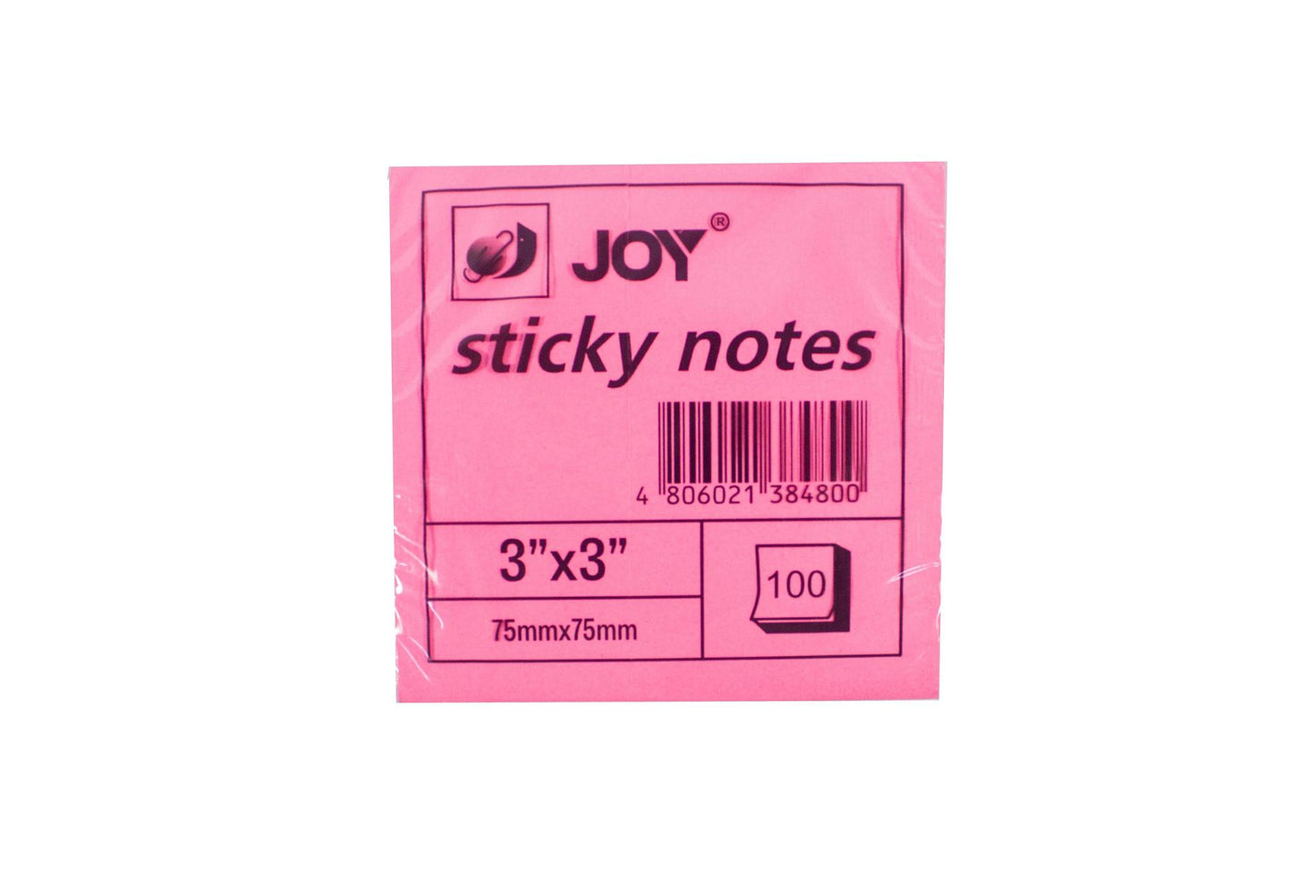 Joy Sticky Note 3x3in 100lvs | Pad