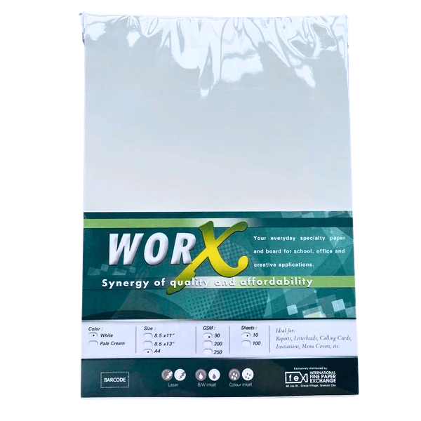 Worx Special Paper 90gsm | 10sheets