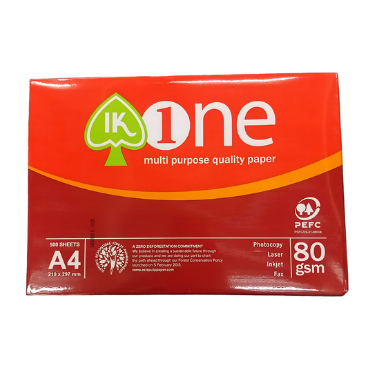 A One Bond Paper 80gsm A4 (Ream)