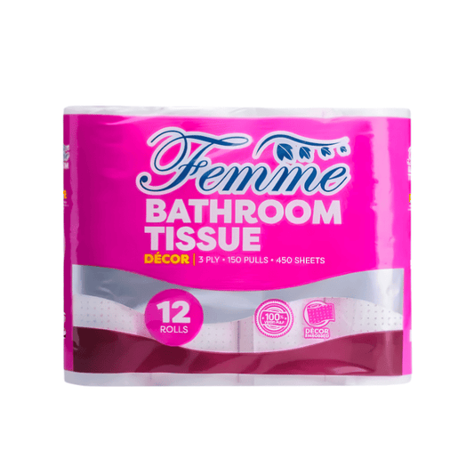 Femme Bathroom Tissue 450 Sheets 3 Ply