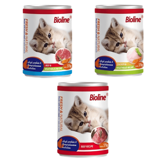 Bioline Can Wet Cat Food 375g