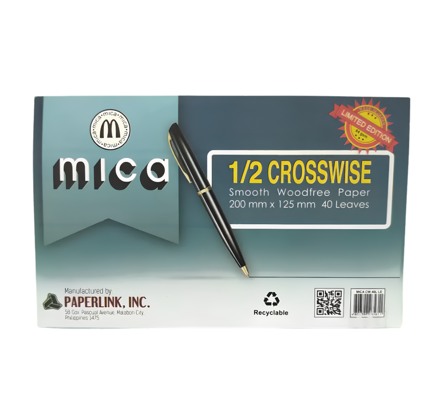 Mica Quiz Pad 80lvs. 1/2 Crosswise | 10s