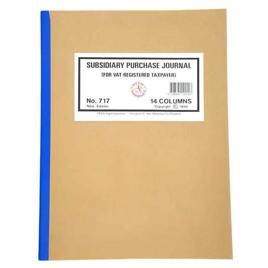 Veco Subsidiary Purchase Journal Notebook 14col | Per Piece