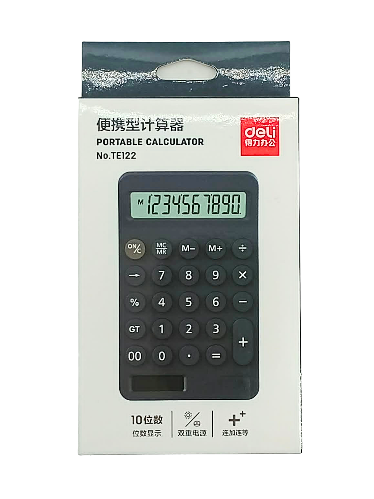 Deli Portable Calculator No.TE122 | Per Piece
