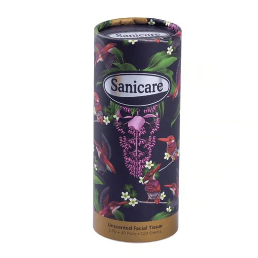 Sanicare Cylinder Box Facial Tissue 120 sheets