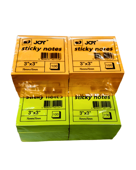Joy Sticky Note 3x3in 100lvs | Pad