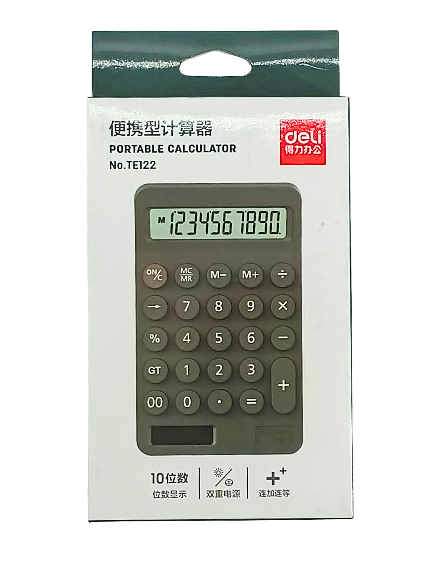 Deli Portable Calculator No.TE122 | Per Piece