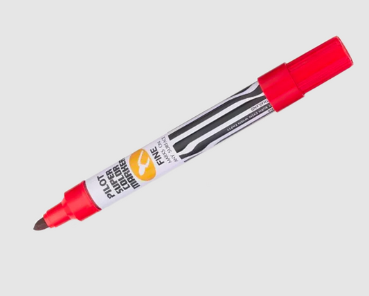 Pilot Permanent Marker Fine | Per Piece Red