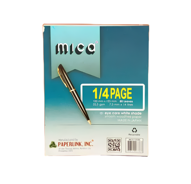 Mica Quiz Pad 80lvs. 1/4 | 10s