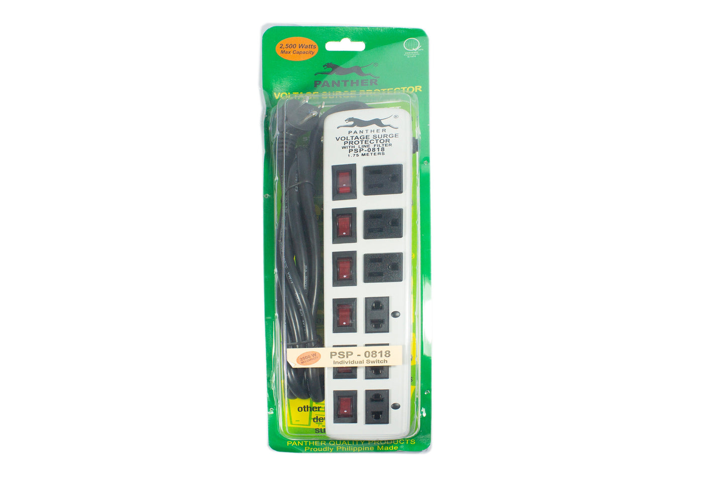 Panther Surge Protector PSP-0818 1.75m