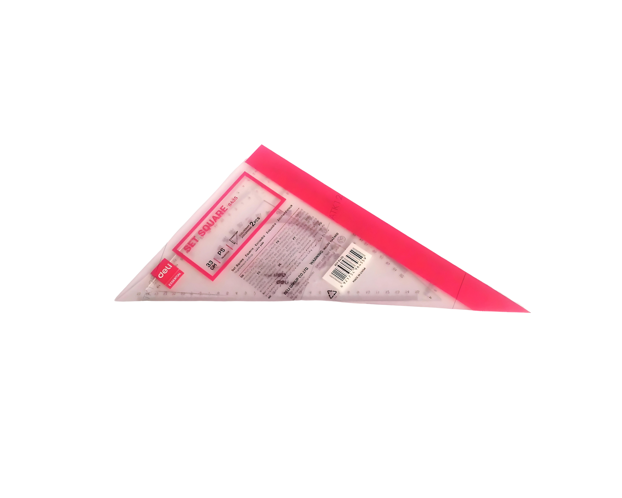 Deli Triangle Ruler Set – Paper Cart