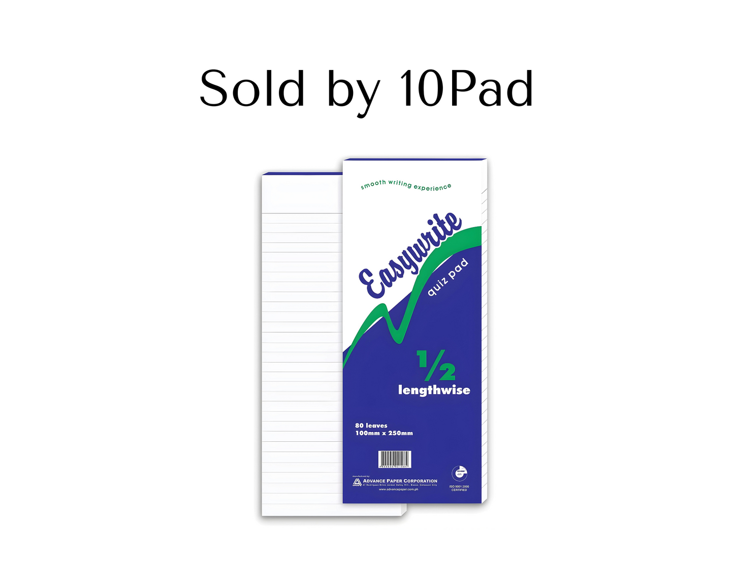 Easywrite Quiz Pad | 10pad