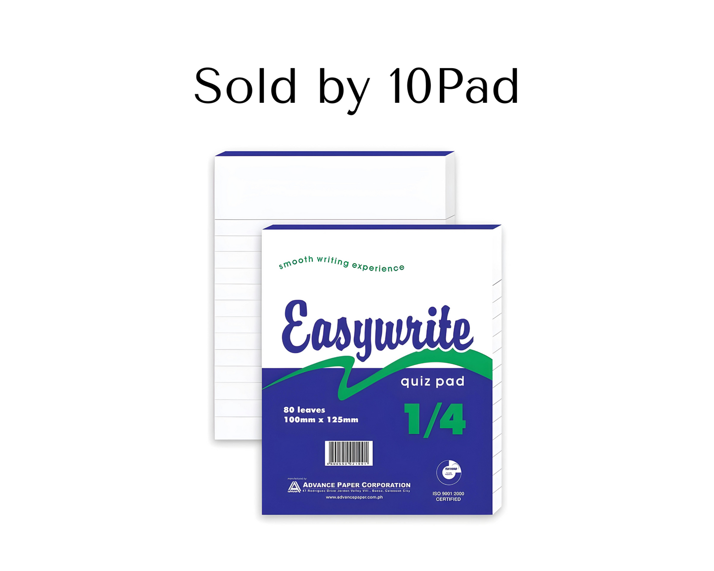 Easywrite Quiz Pad | 10pad