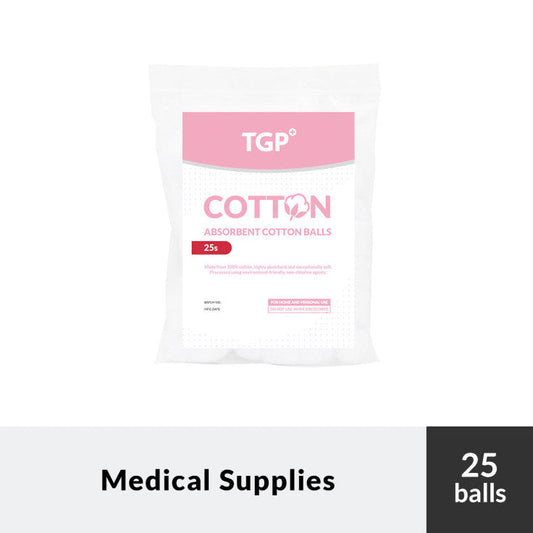 TGP Absorbent Cotton Balls 25s