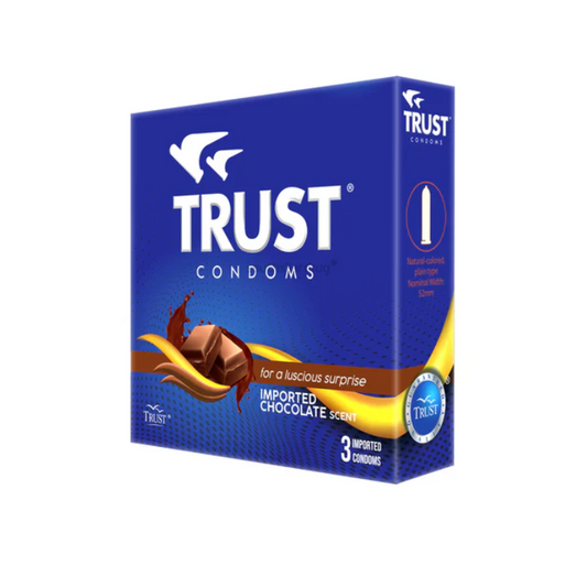TRUST Condom Blue Imported Choco 3's