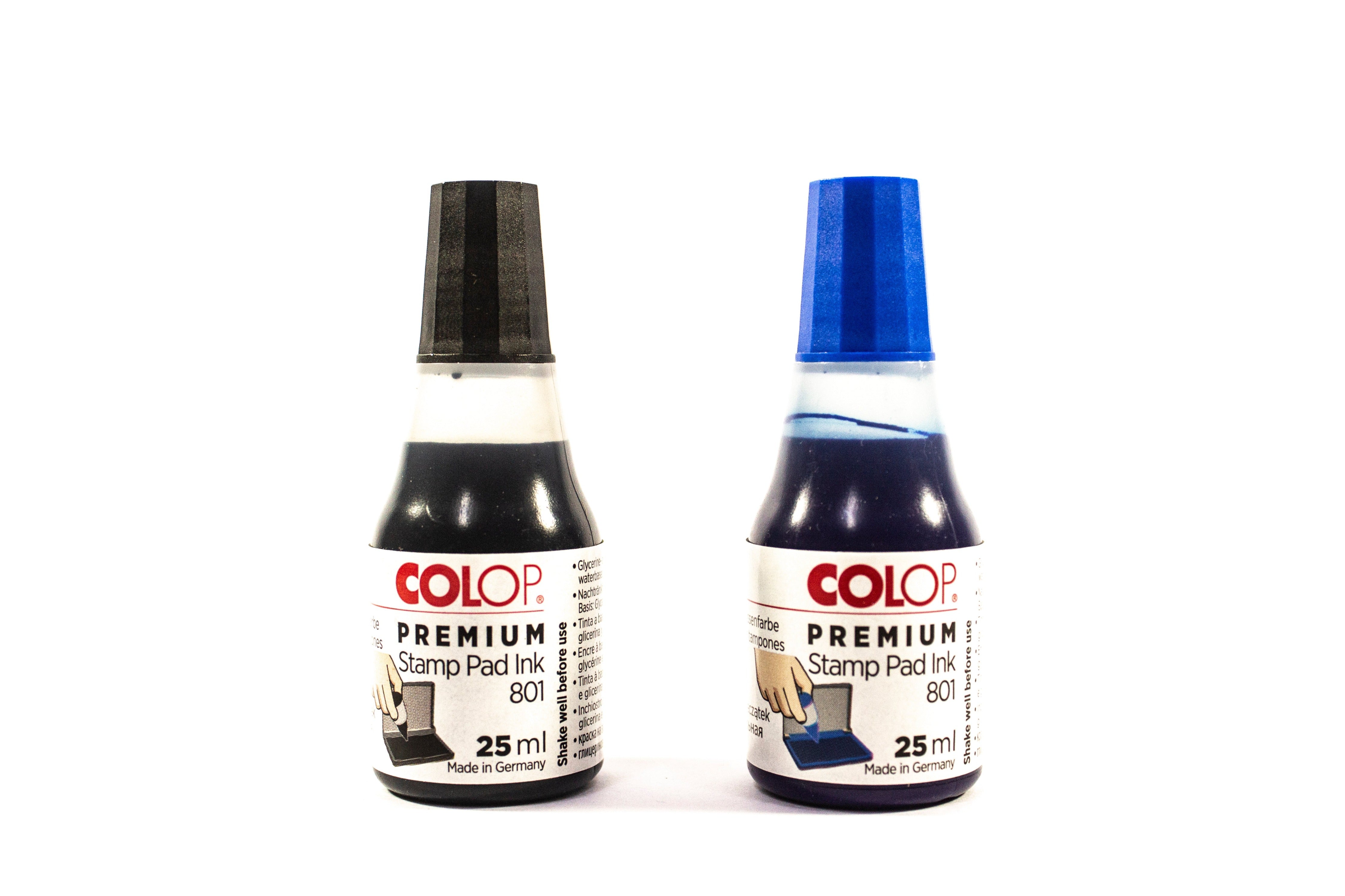 Colop Premium Stamp Pad Ink 801 | 10pcs – Paper Cart