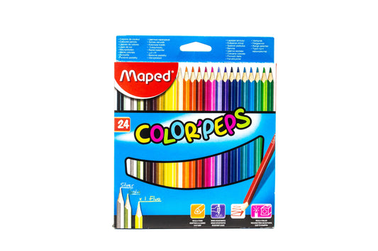 Maped Color'Peps Coloring Pencil 24C 832064 | Sold by 6s