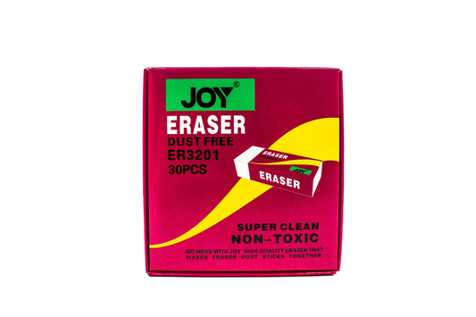 Joy Dust Free Eraser ER3201 | 30pcs