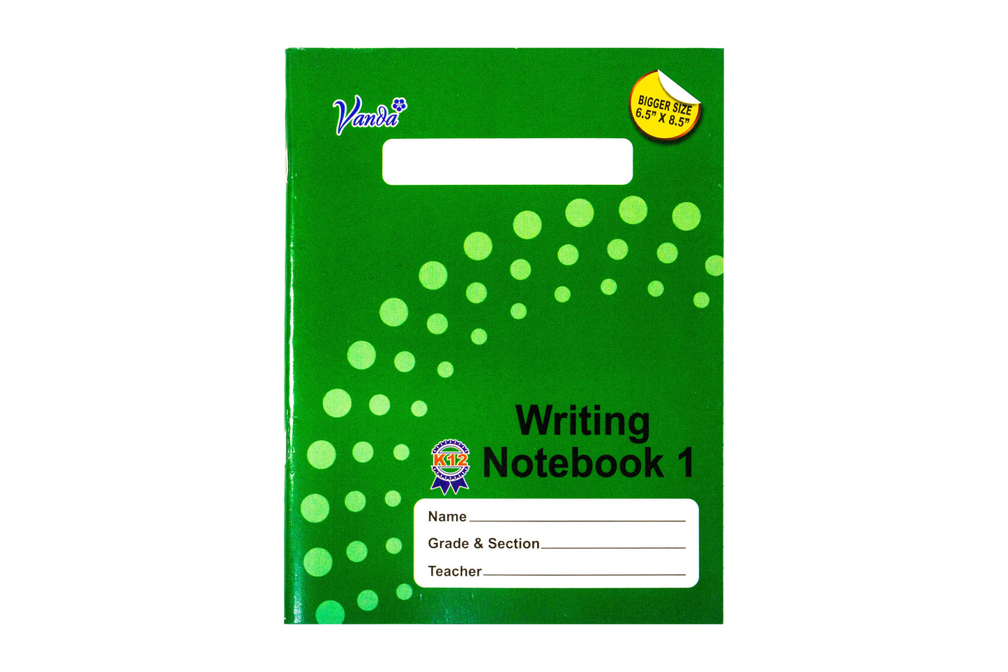Vanda K-12 Writing Notebook 1