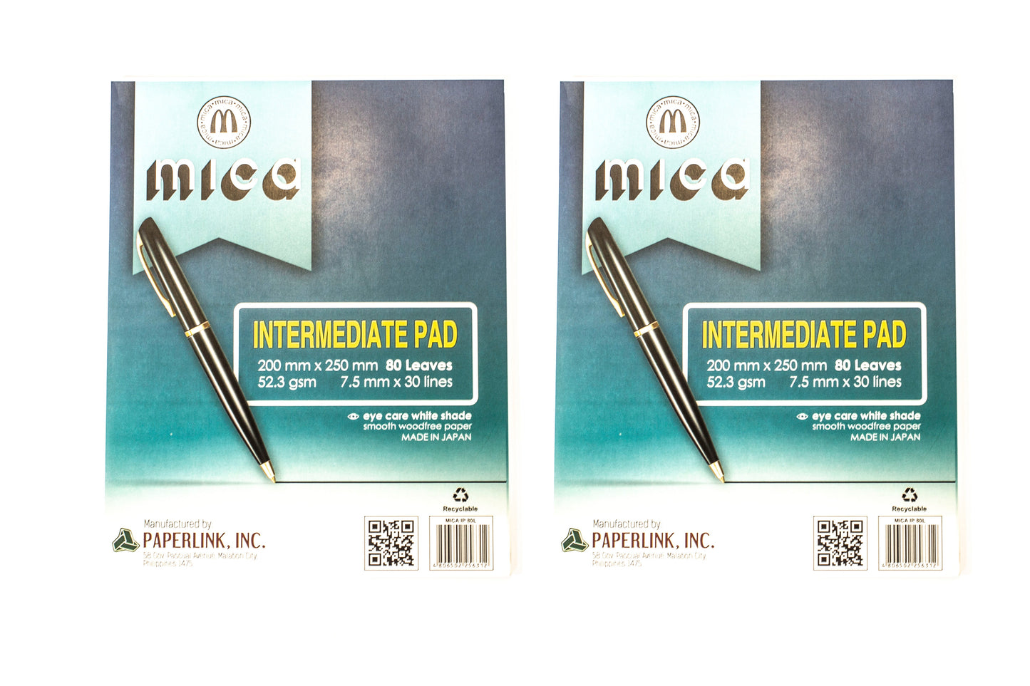 Mica Intermediate Pad Paper | 10Pads