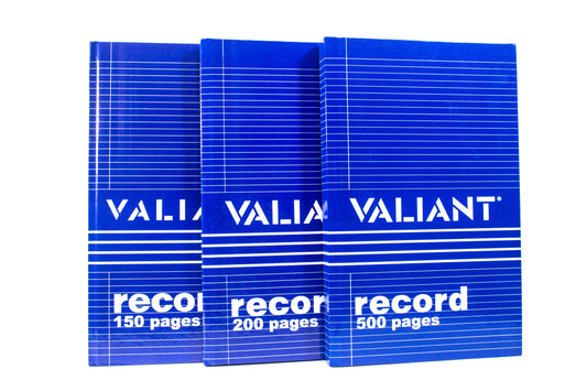 Valiant Record Book Regular 6.9x11.2in l Sold by 10s