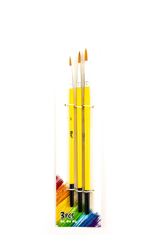 B&e Paint Brush Round #2,4,6 No. 8916 | 12pcs