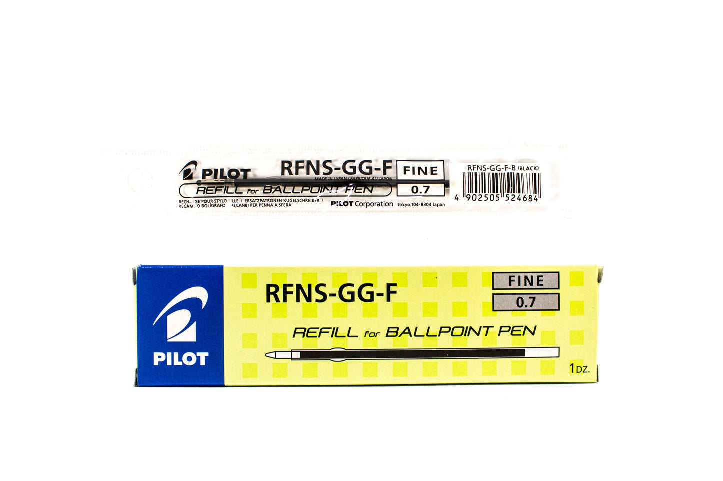 Pilot Retractable Ballpen Refill RFNS-GG-F 0.7mm | 12pcs