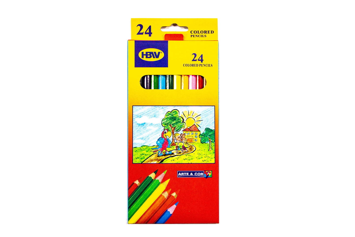 HBW Colored Pencils 24Color (6Set)