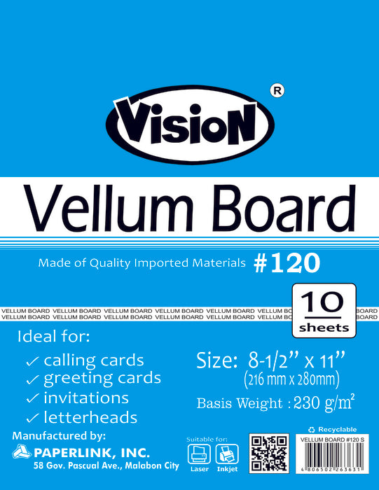 Vellum Board Paper