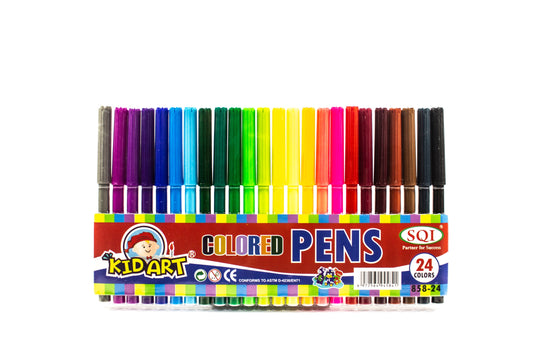 Kid Art Colored Pens 24Color | 12Set