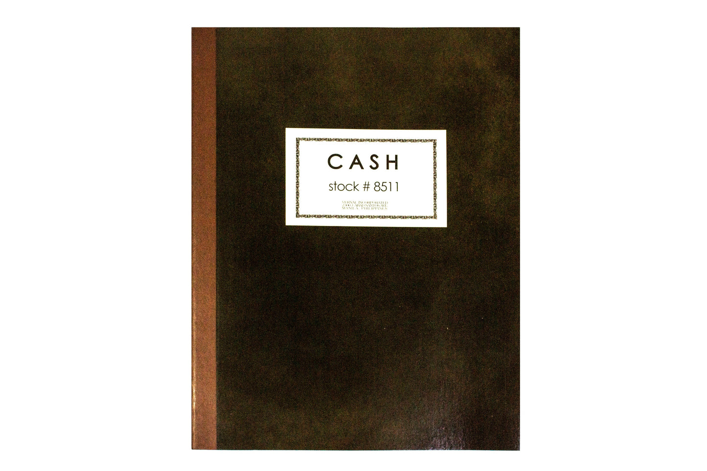 Cattleya Cash Notebook 8.6inX11in 50 lvs.