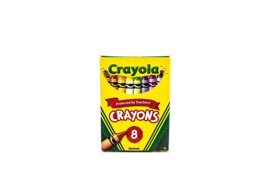 Crayola Crayons Nontoxic 8-Colors | Sold by 12s