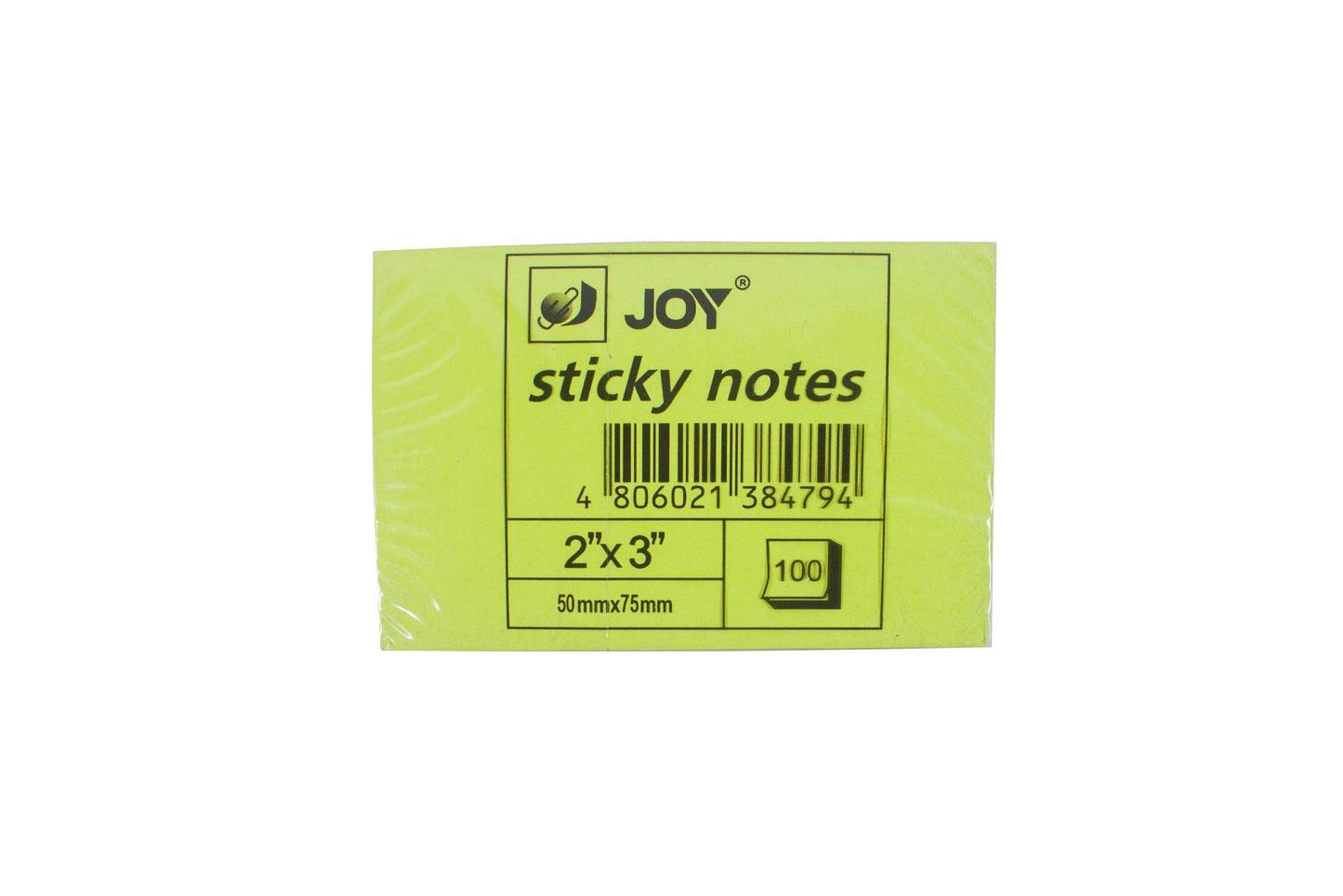 Joy Sticky Note 2x3in 100lvs | 12Pad