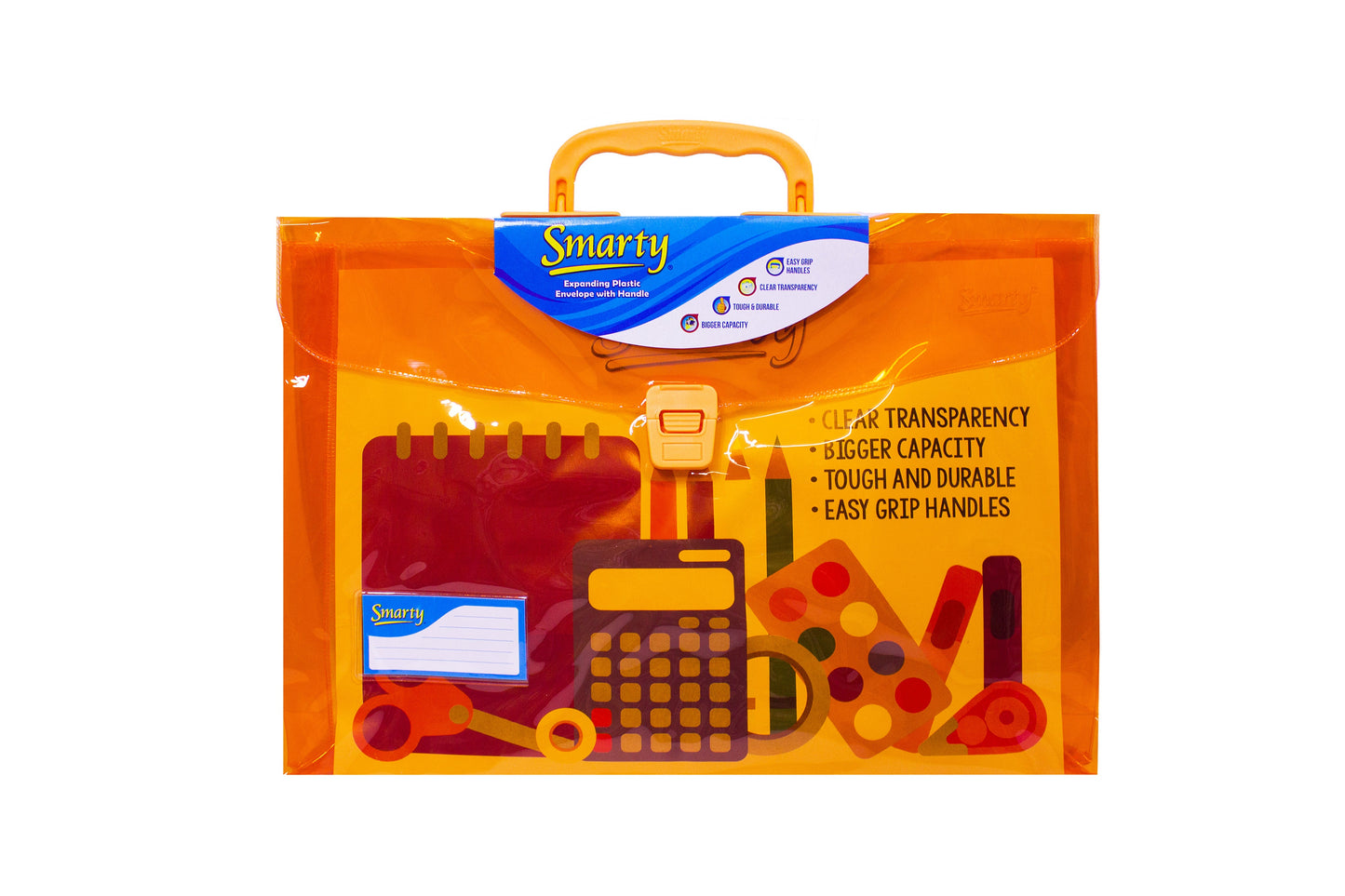 Smarty Plastic Expanding Envelope Long with Handle #206