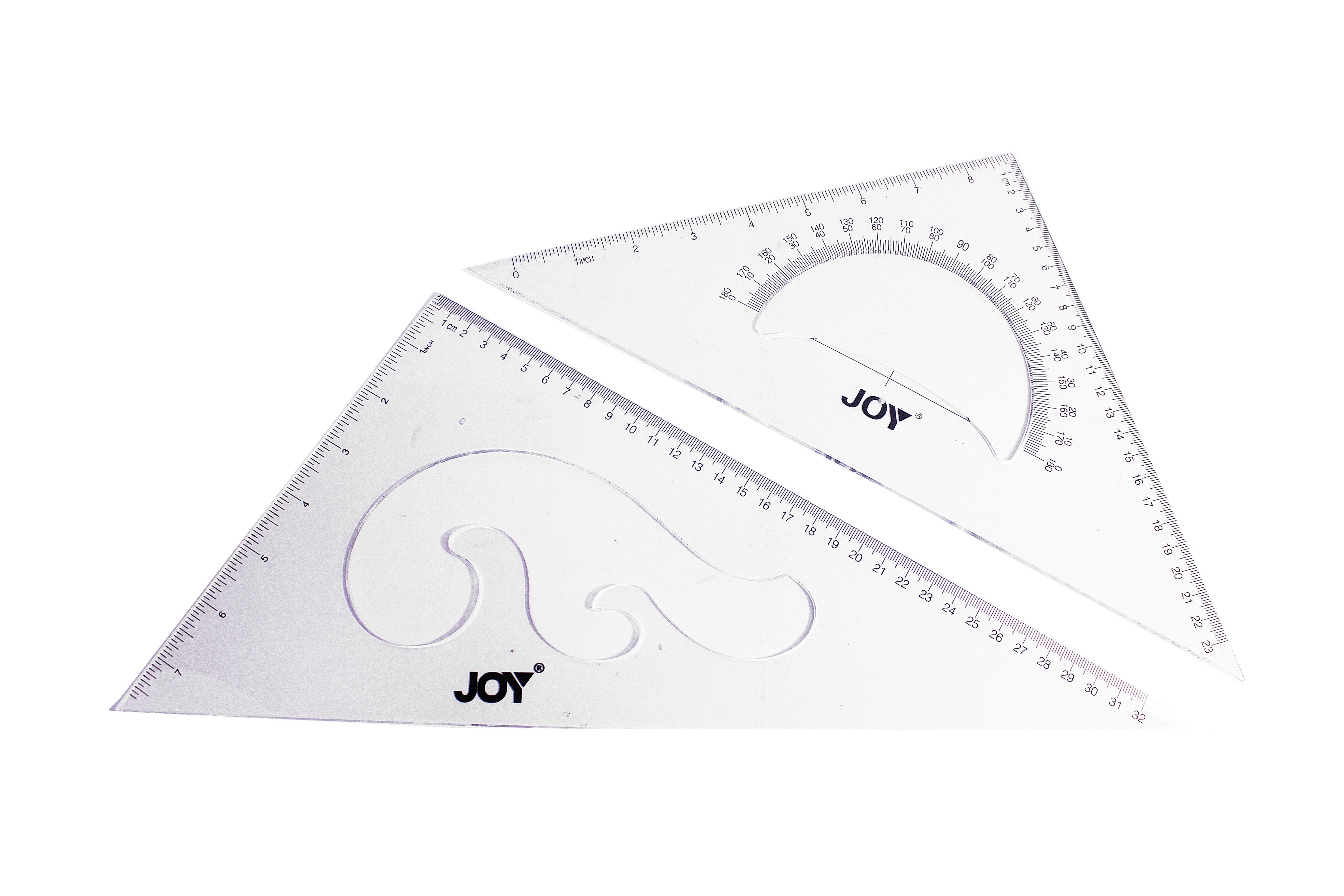 Joy Triangle Ruler Set No. 2035 – Paper Cart