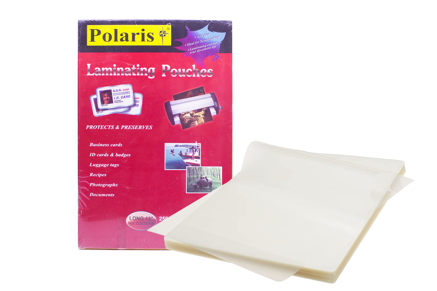 Polaris Laminating Pouches 250mic