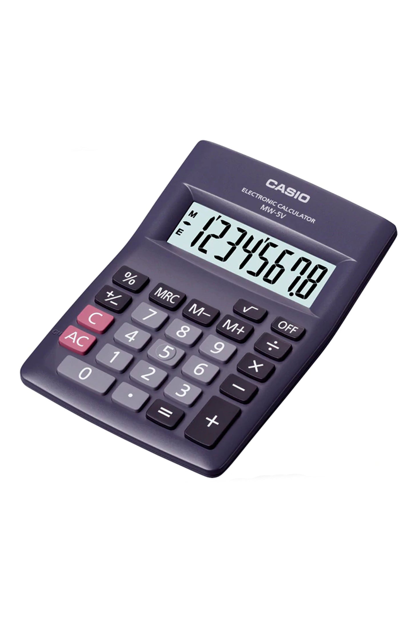 Casio Calculator Portable MW-5V Black 8-Digits
