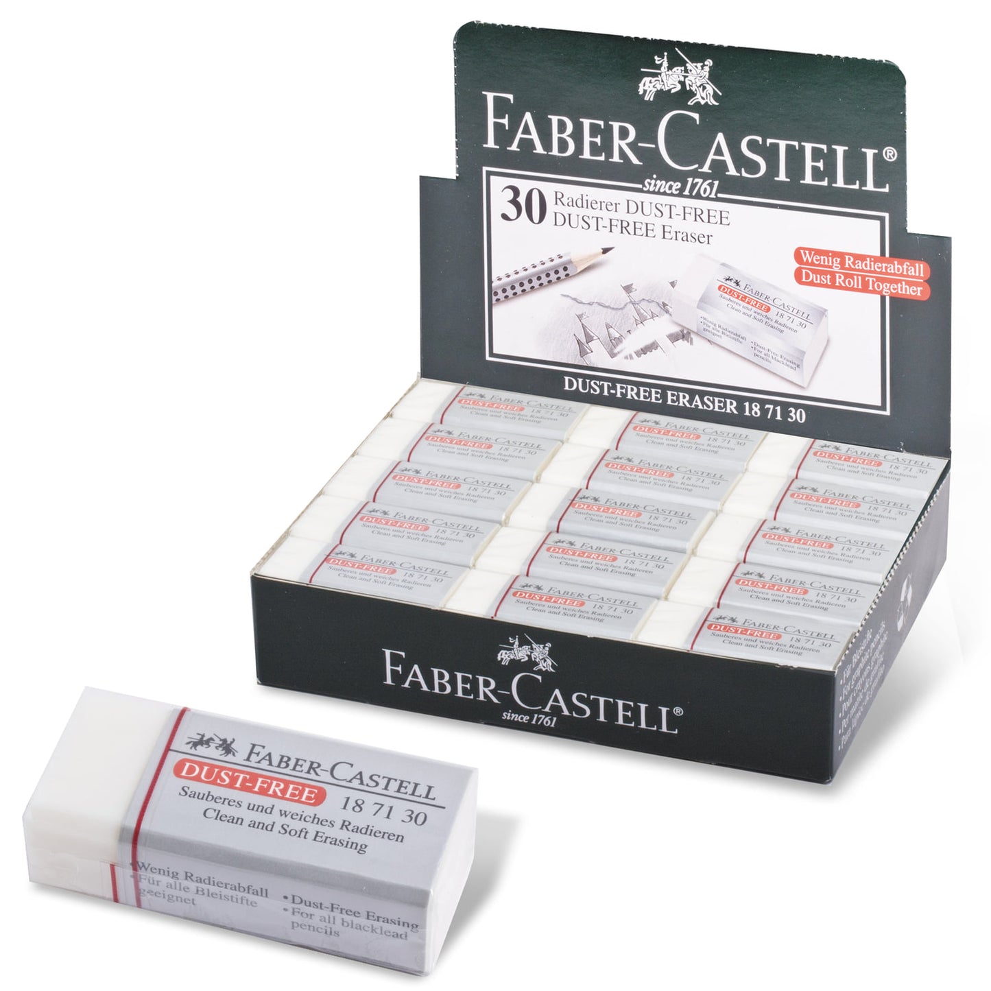 Faber-Castell Eraser 187130 30pcs