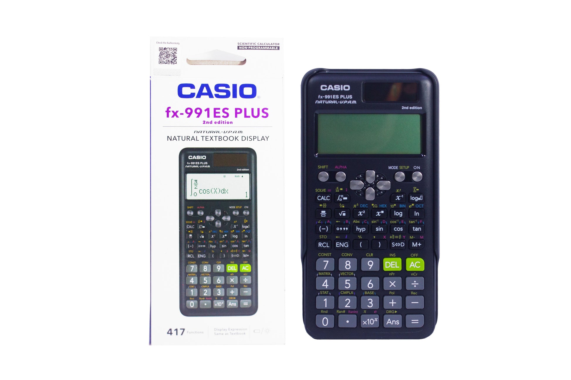 Casio Scientific Calculator FX-991ES Plus 2nd Edition – Paper Cart
