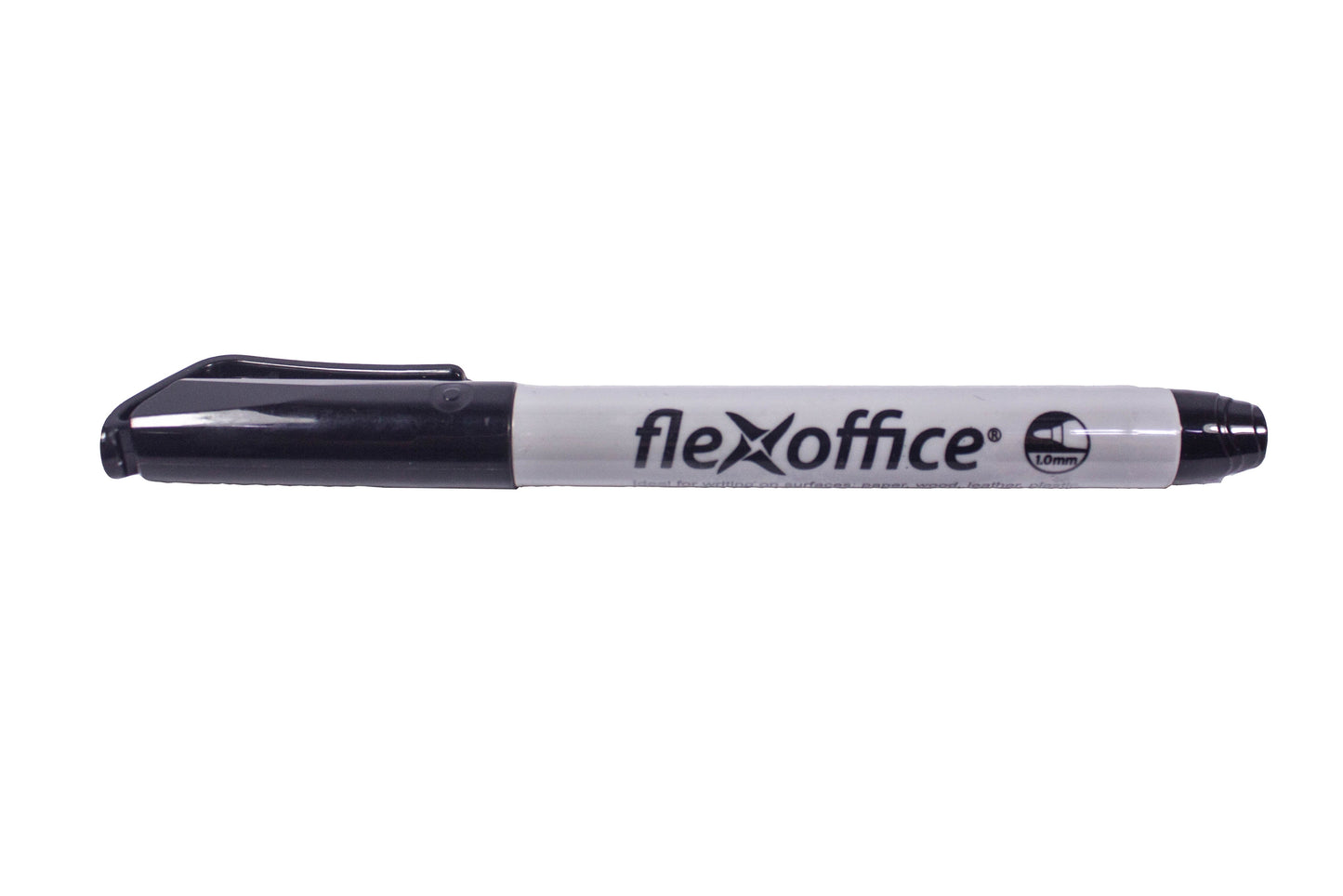 FlexOffice Nero FO-PM02 Permanent Marker 1.0mm | 12pcs